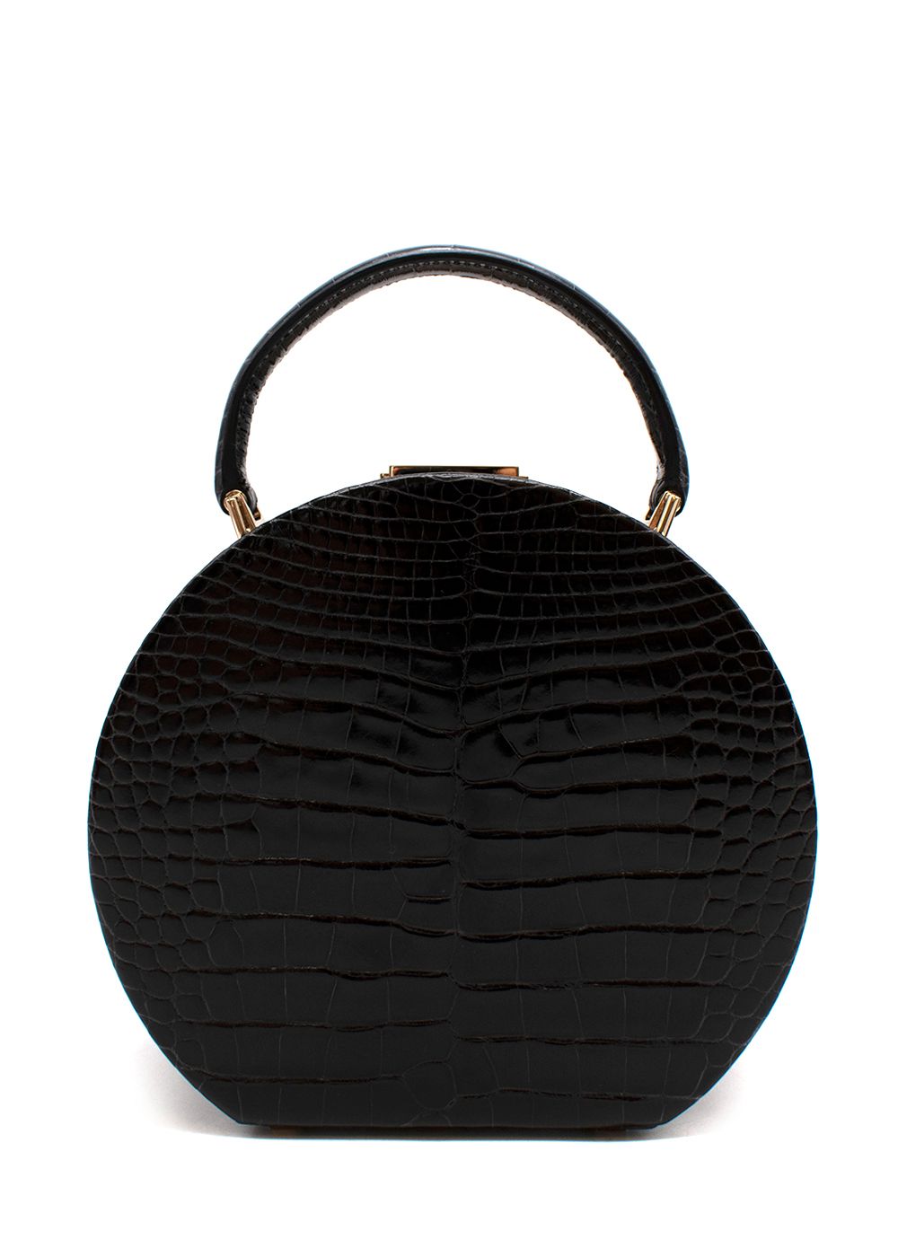 Buwood Bumi 14cm Black Alligator Tote