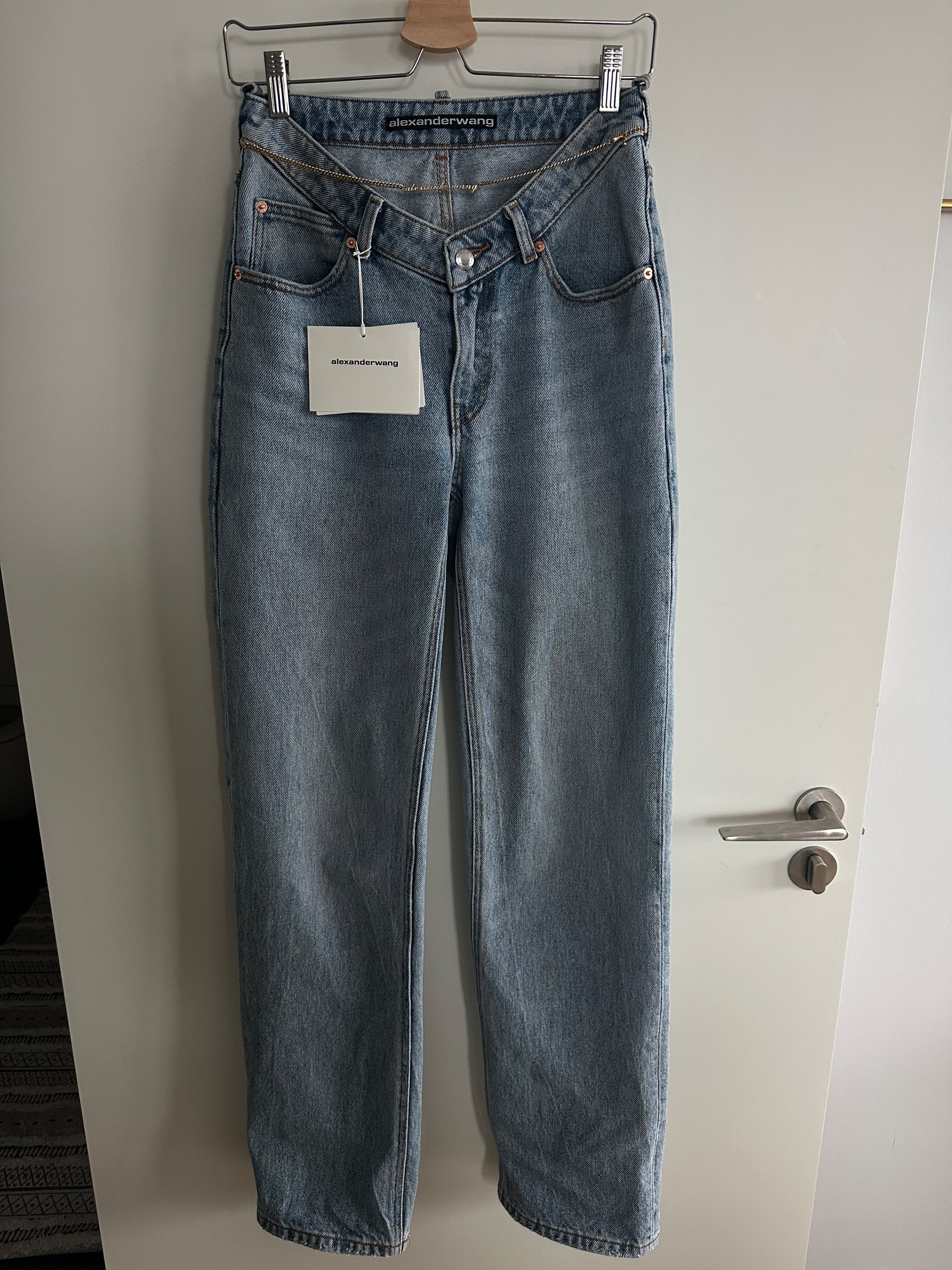 Alexander Wang Nameplate Jeans Size 26/66 Blue