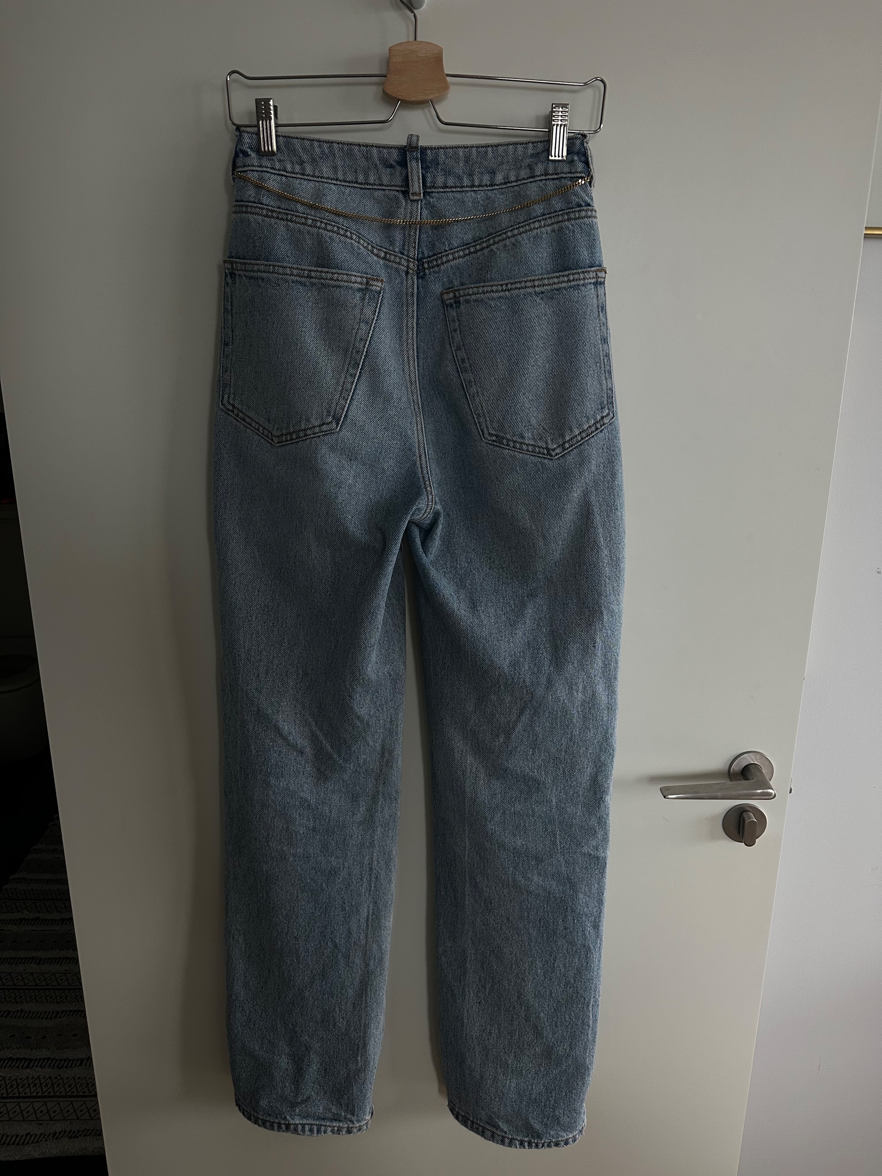 Alexander Wang Nameplate Jeans Size 26/66 Blue