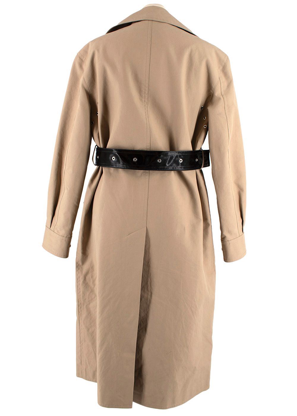 Helmut Lang Belted Utility Trench Coat Size XS Tan cotton