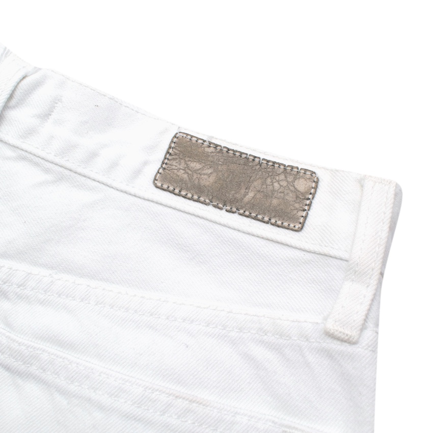 Preowned Re/Done Originals White Denim Original Jeans Size XS