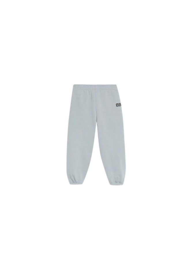 Boys Balenciaga Grey Logo Joggers Size 4 Years Silver cotton