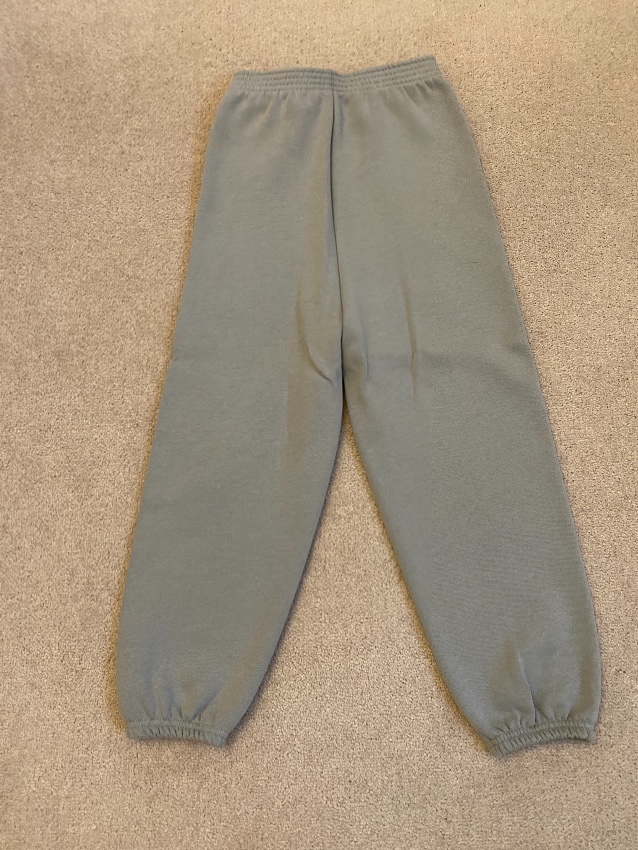 Boys Balenciaga Grey Logo Joggers Size 4 Years Silver cotton