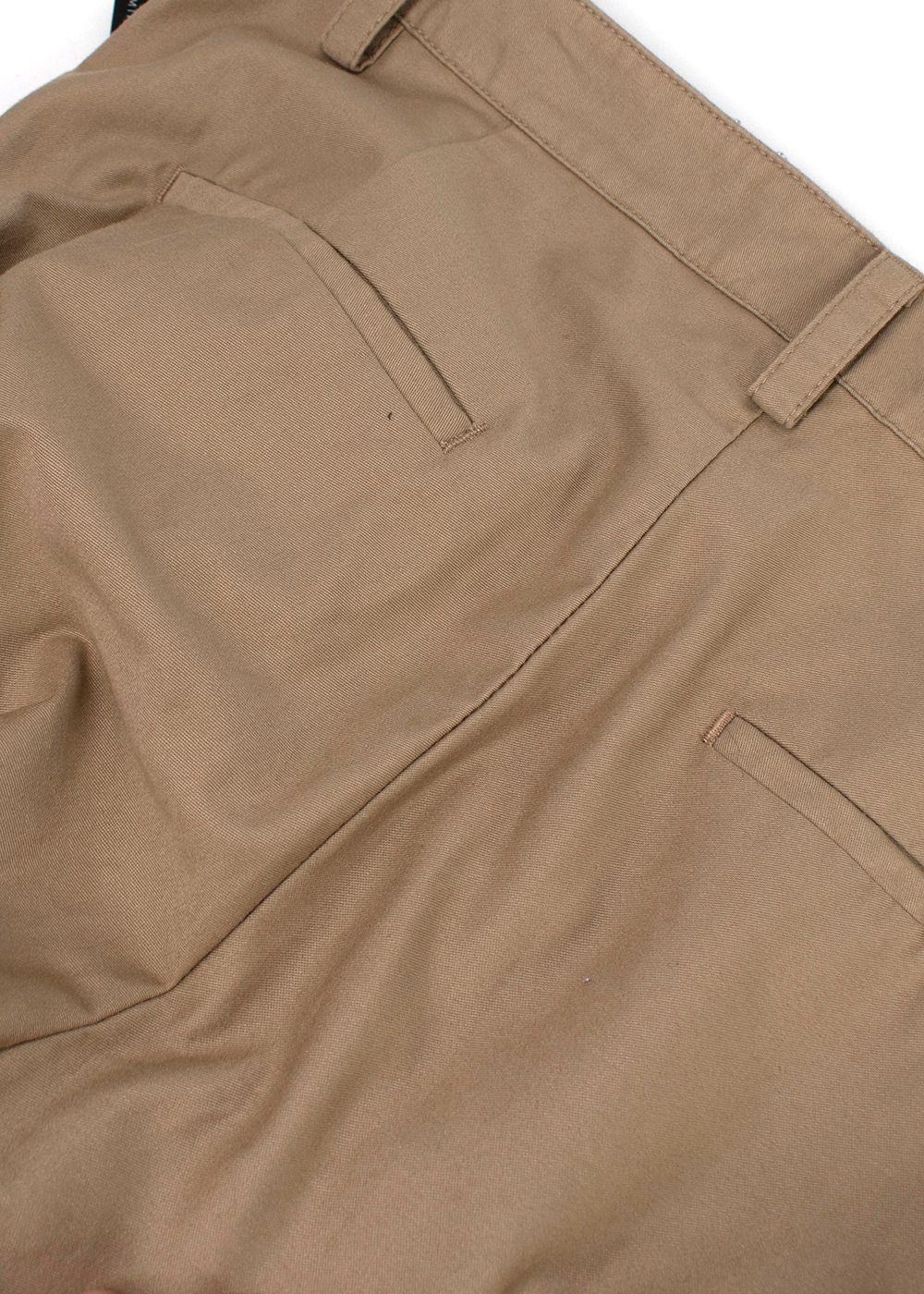 Amiri Beige Wide Leg Cargo Trousers Size XS cotton