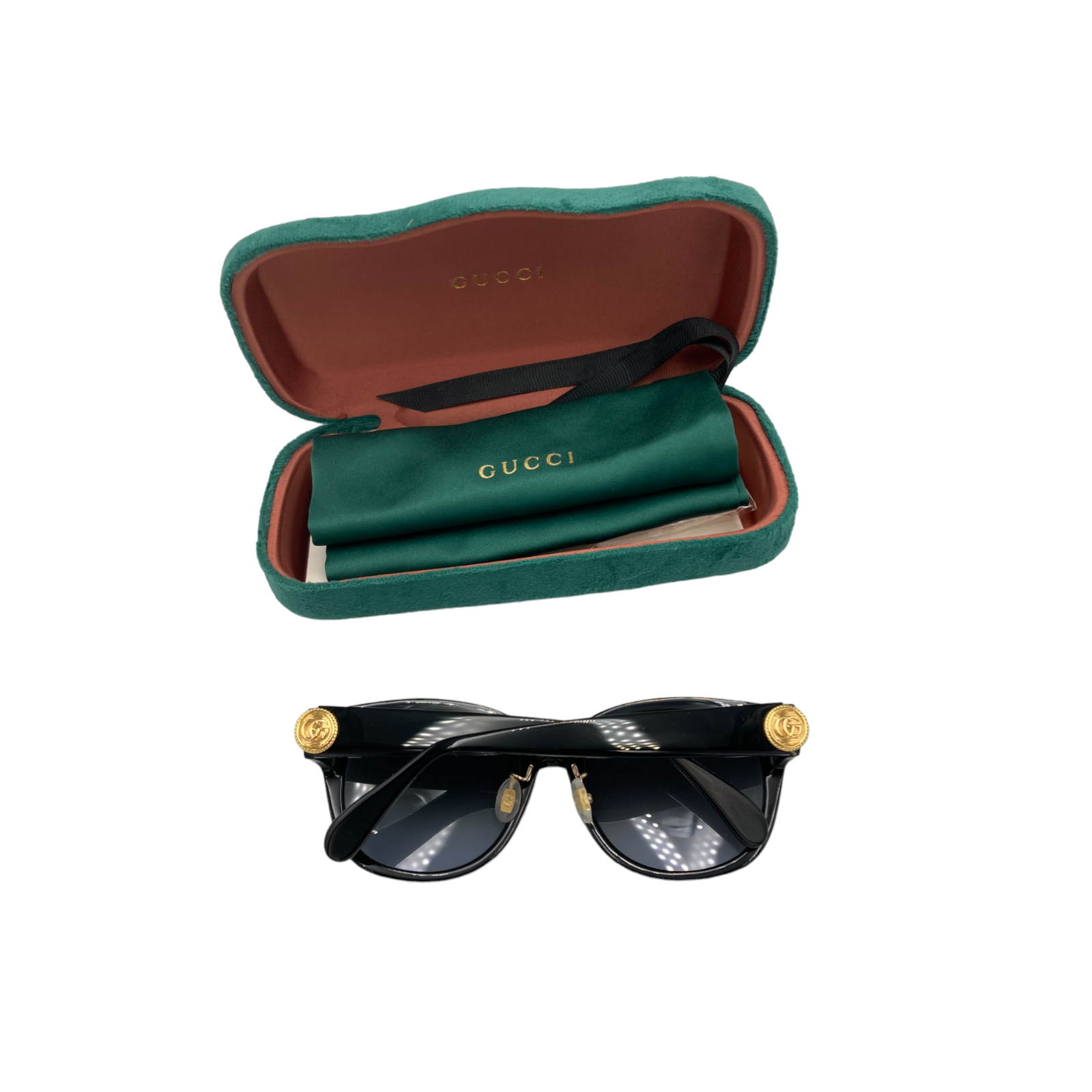 Gucci Black Acetate Sunglasses