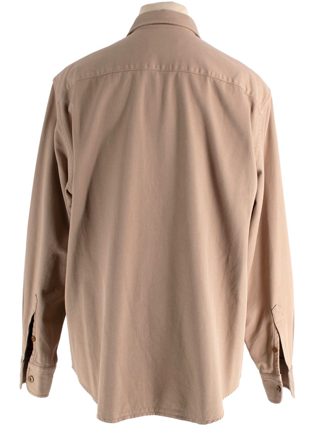 Men's Ami Tan Oversized Shirt with Pocket Detail Size S cotton