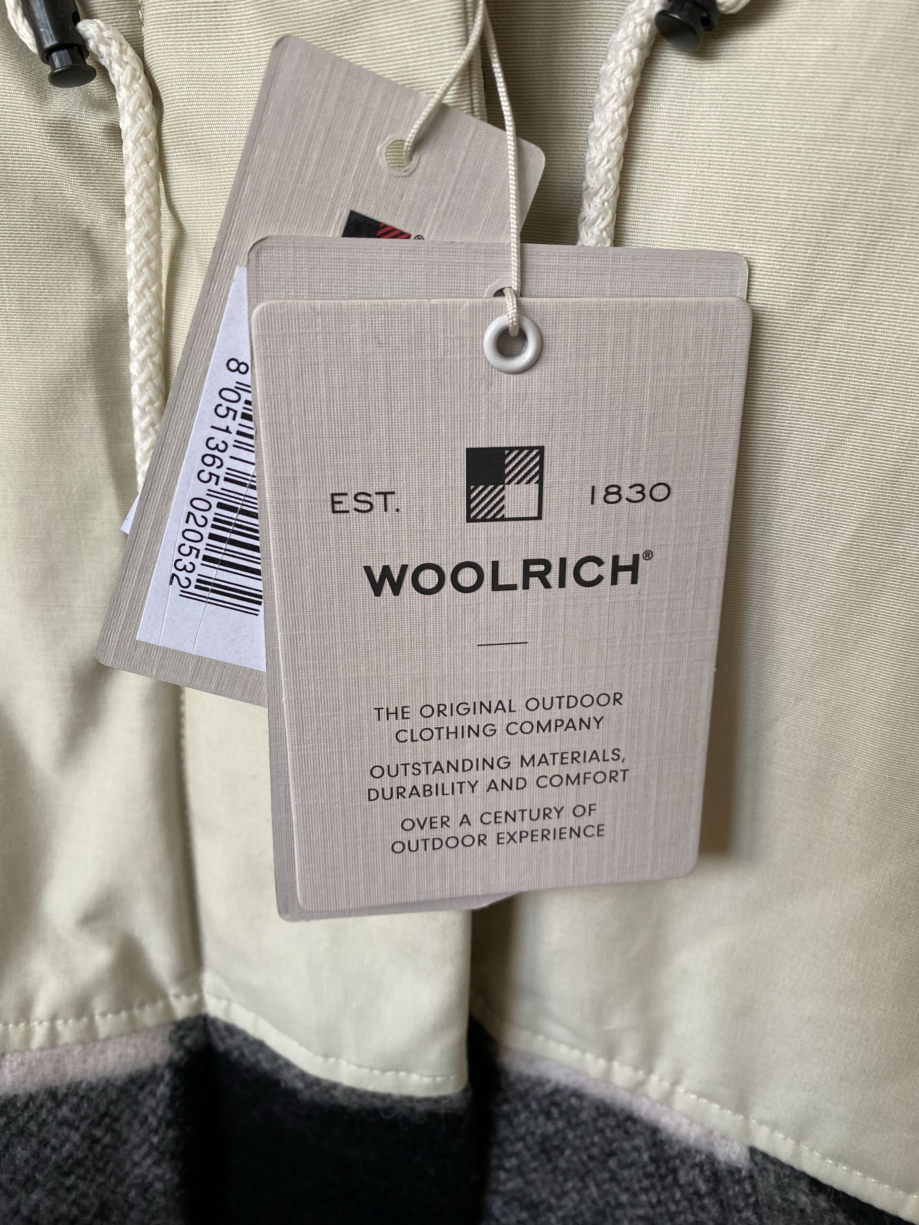 Woolrich Buffalo Check Tundra Down Jacket Size M