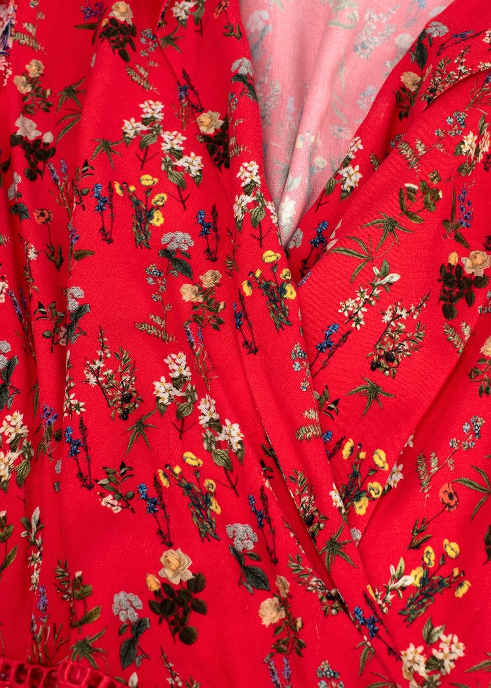 Preen By Thornton Bregazzi Sanne botanic-print dress Size M red viscose