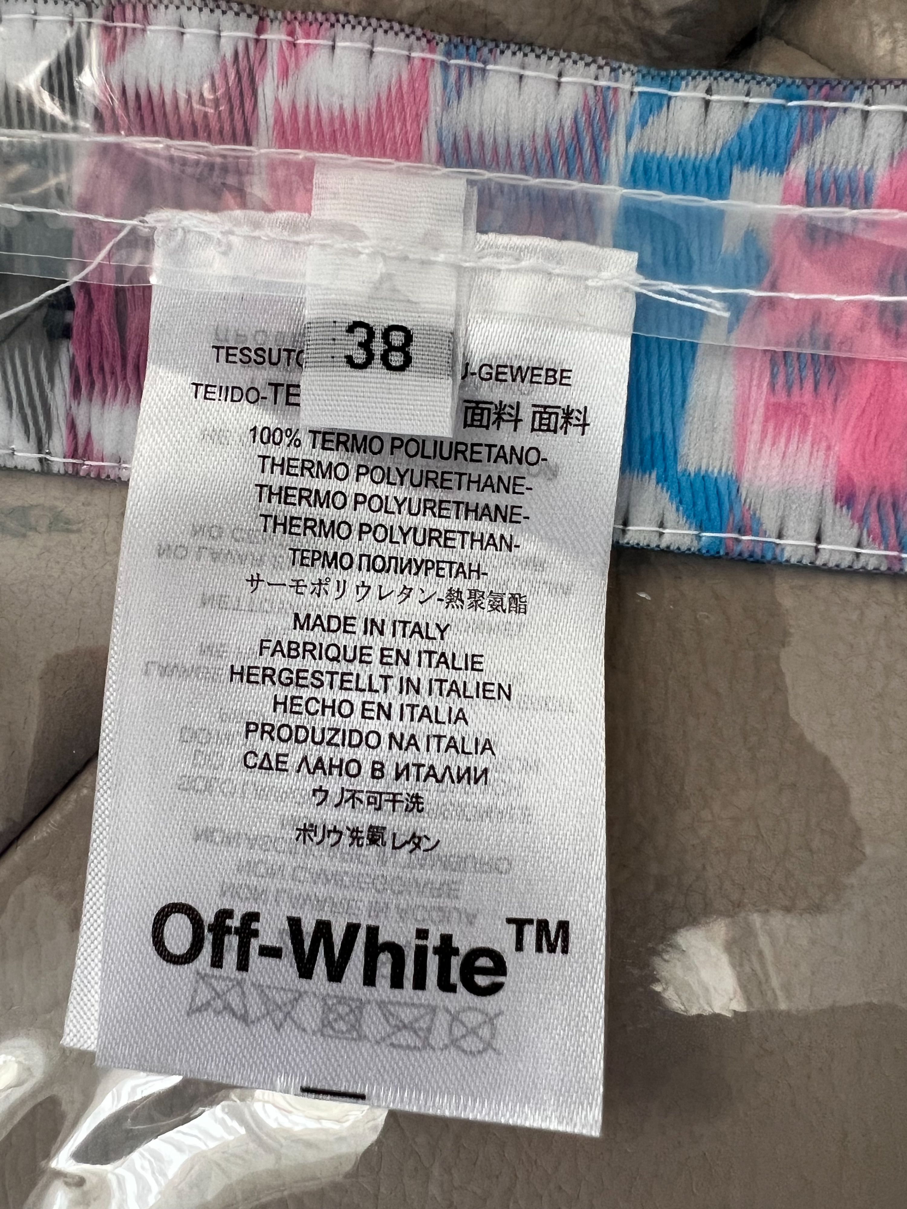 Preowned Off White Raincoat Size XS termo poliuretano