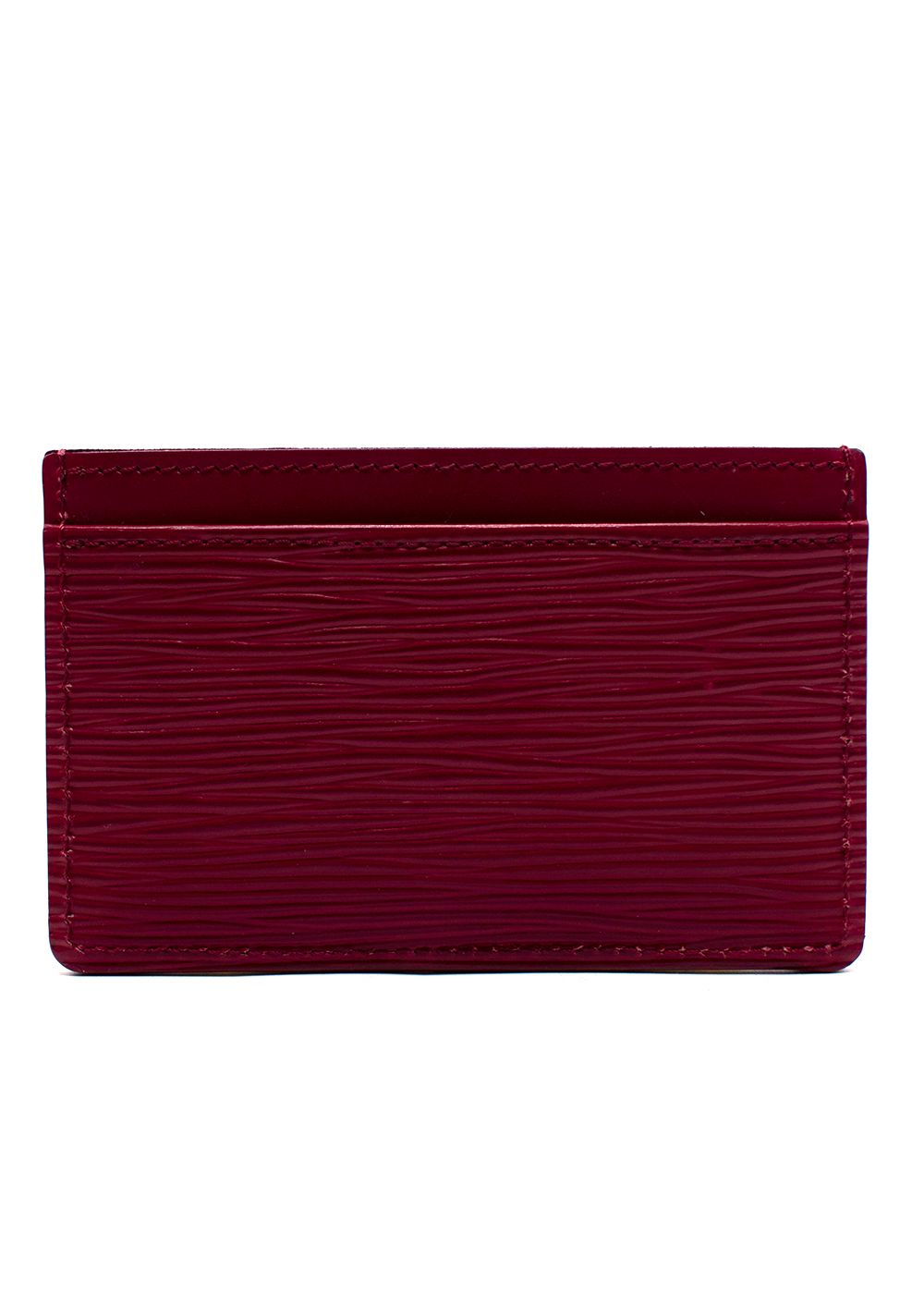 Louis Vuitton Red Epi Leather Card Holder