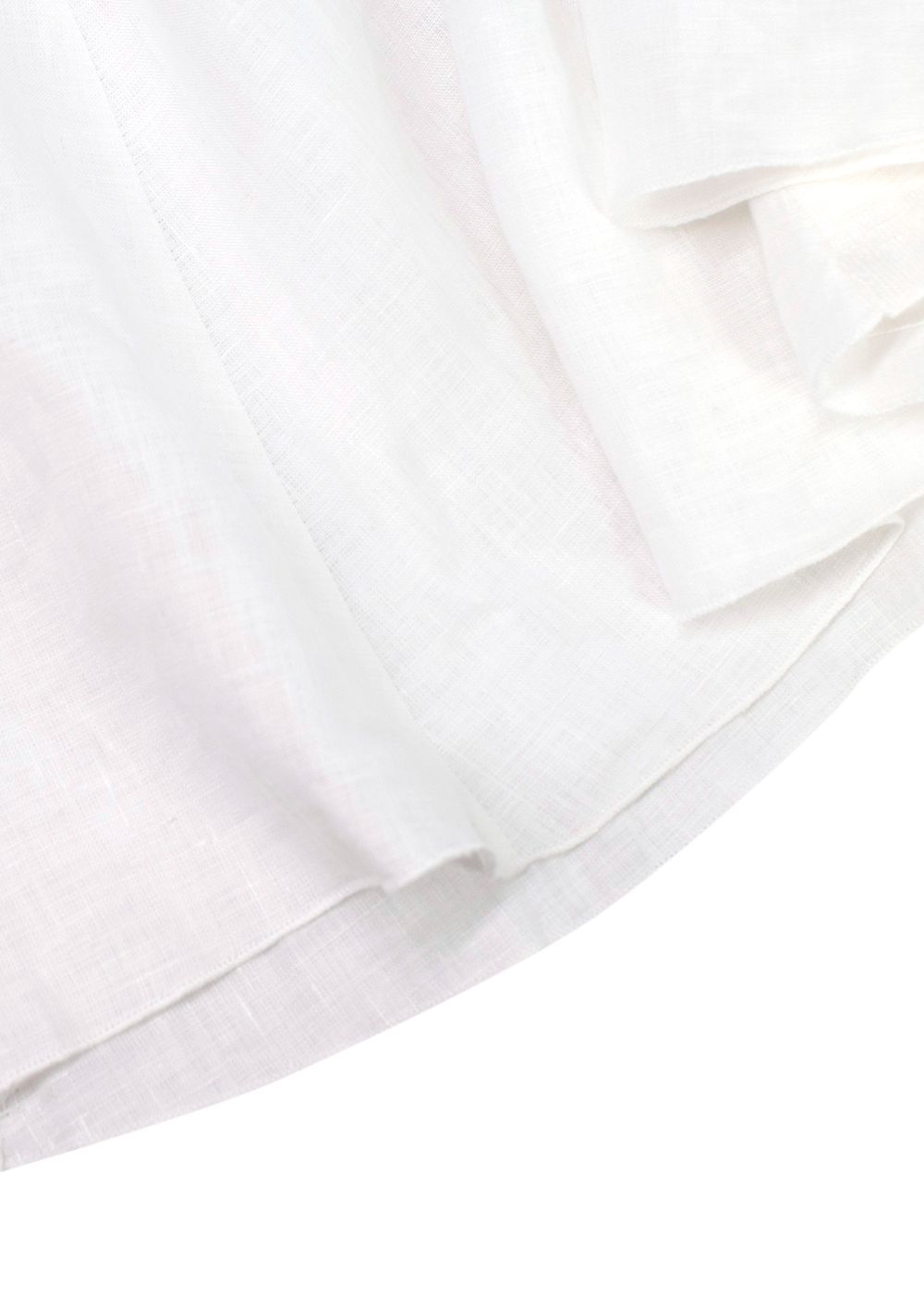 100% Capri white Linen dress Size S