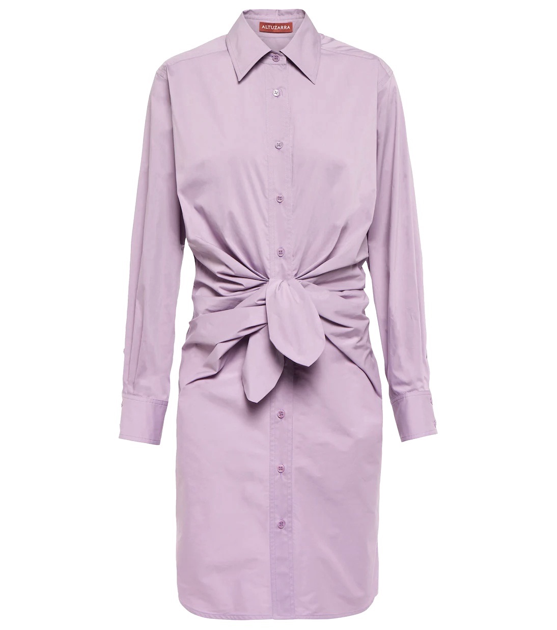 Altuzarra Lilac Chloris Shirt Dress Size XS cotton