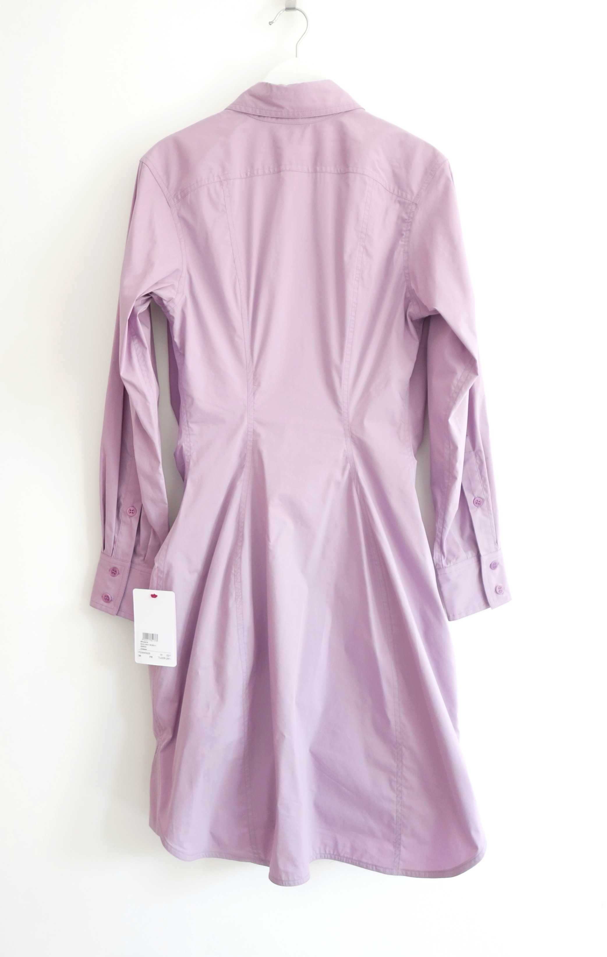 Altuzarra Lilac Chloris Shirt Dress Size XS cotton