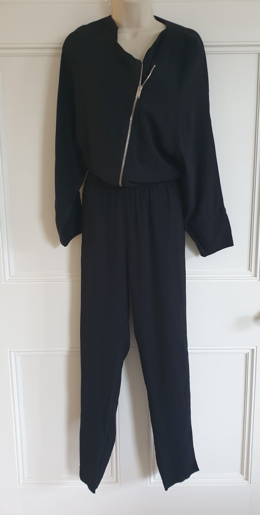 Preowned Stella McCartney Brooke crepe jumpsuit Size XXS Black rayon/acetate