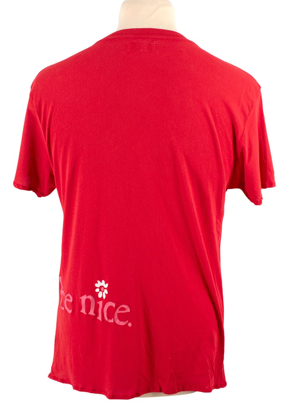 ERL Unisex Red Venice T-Shirt Size M cotton