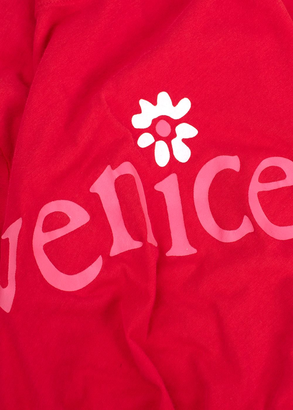 ERL Unisex Red Venice T-Shirt Size M cotton