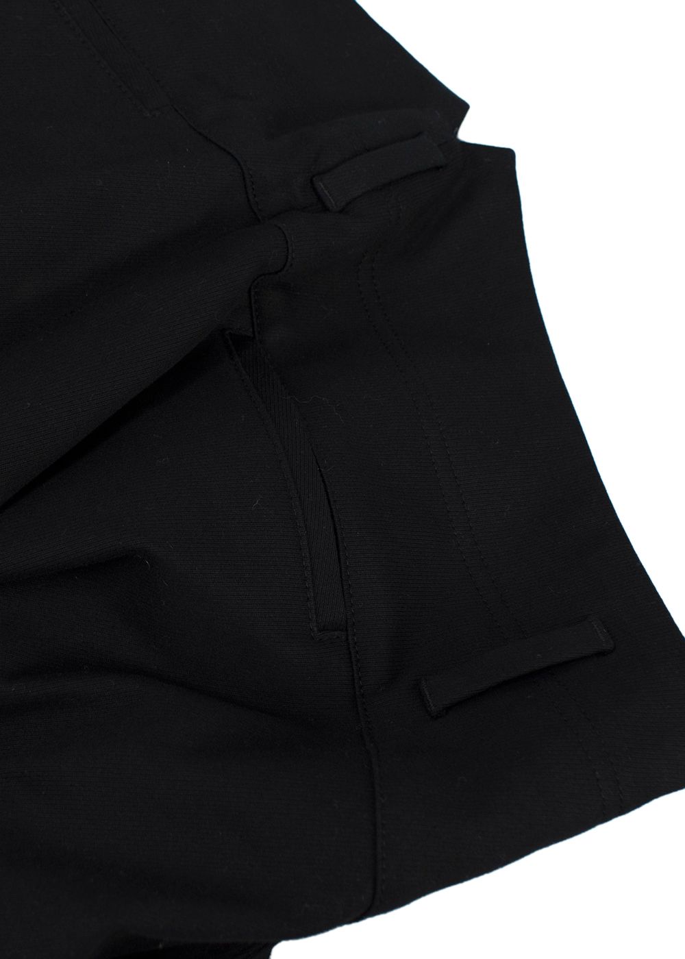 Preowned Loro Piana Black Cotton-blend Tapered Trousers Size M cotton