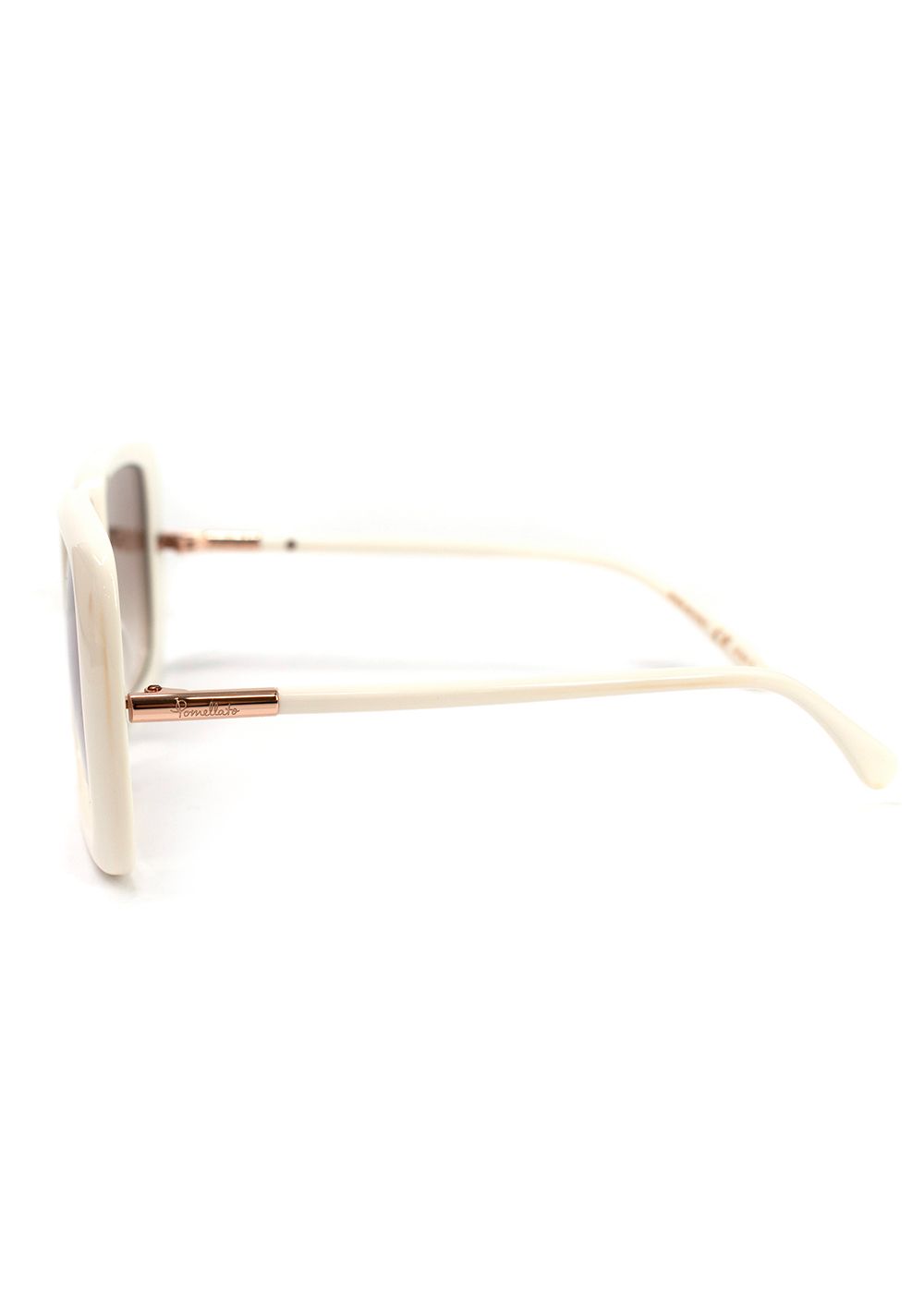 Pomellato Cream Square Frame Sunglasses White other