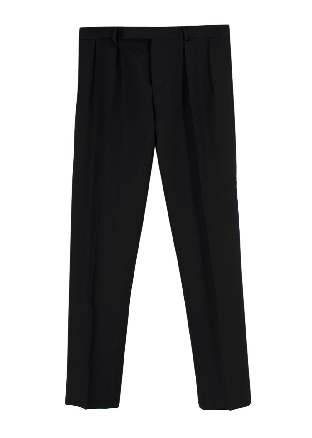 Men's Saint Laurent Black Tailored Trousers Size XS wool