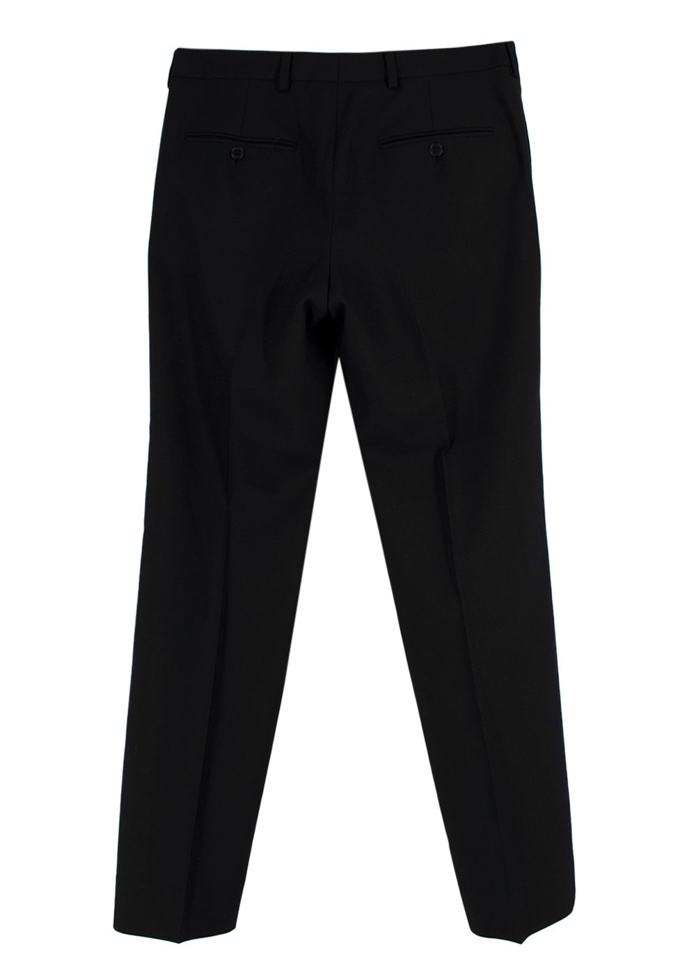 Men's Saint Laurent Black Tailored Trousers Size XS wool