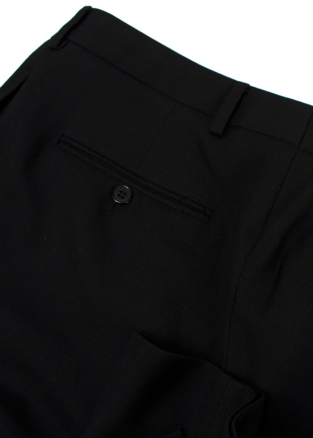 Men's Saint Laurent Black Tailored Trousers Size XS wool