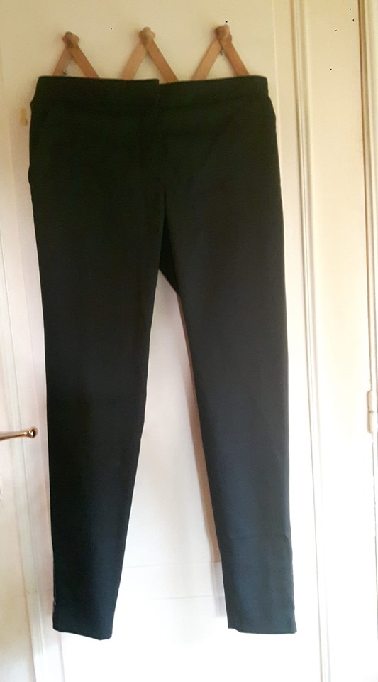 Preowned Stella McCartney Black Wool Skinny Pants Size M