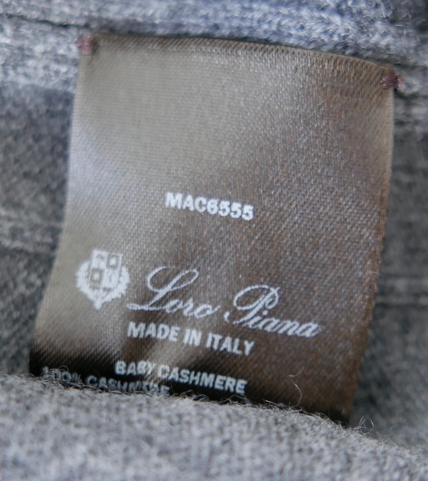 Loro Piana Grey Bomber Cappuccio Baby Cashmere Jacket Size S