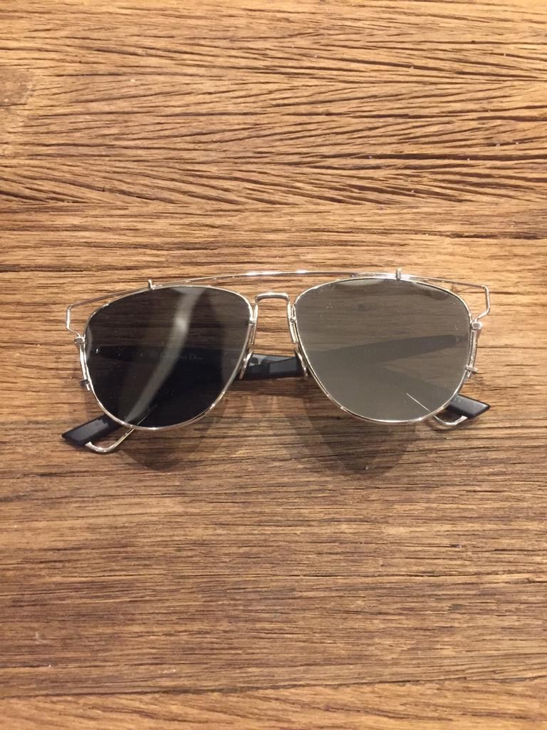 Preowned Dior Silver Tone DiorTechnologic metal