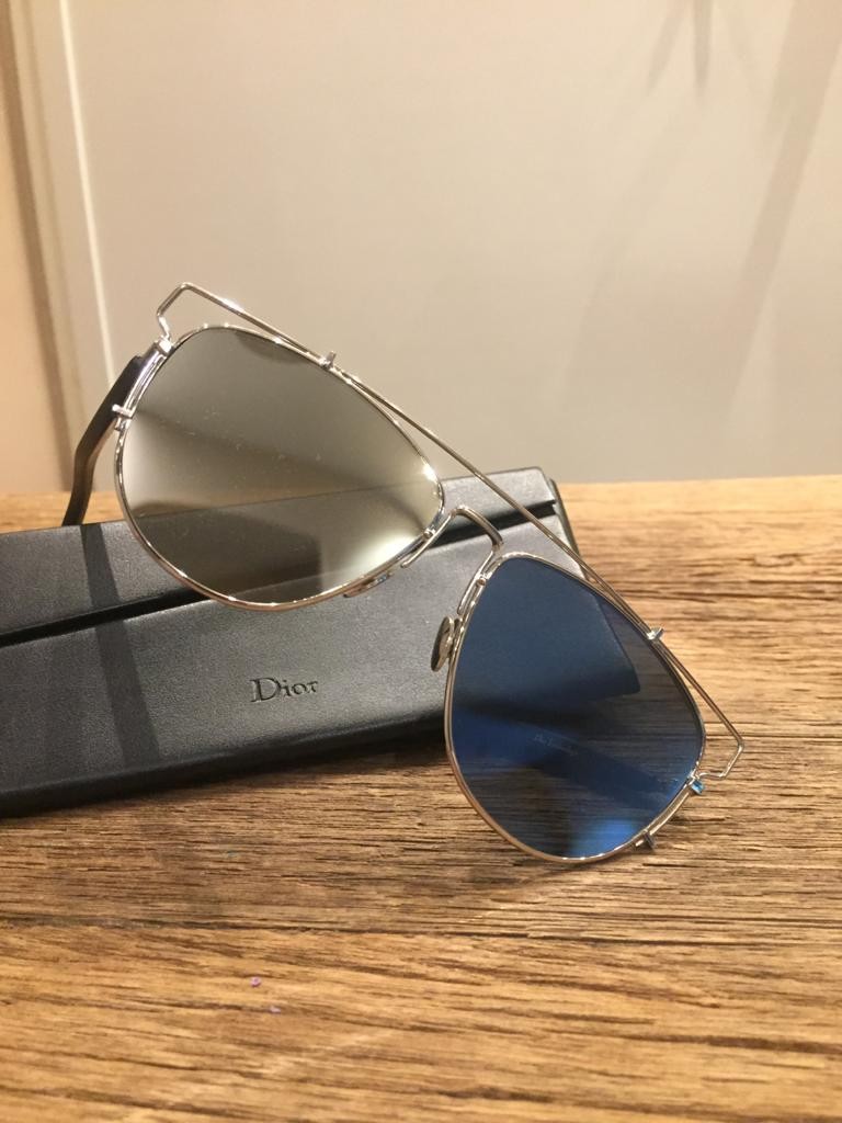 Preowned Dior Silver Tone DiorTechnologic metal