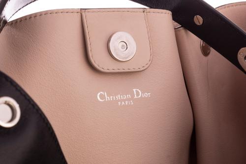 Preowned Dior Black Leather Diorific Tote Bag