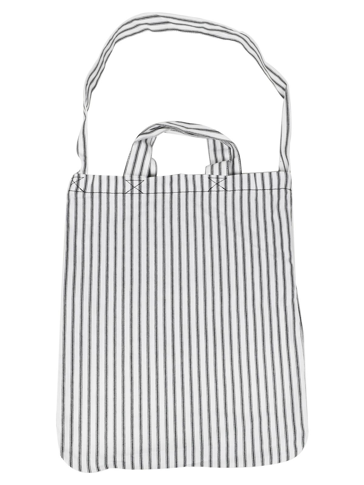 Anya Hindmarch PostBox Maze Striped Tote White cotton