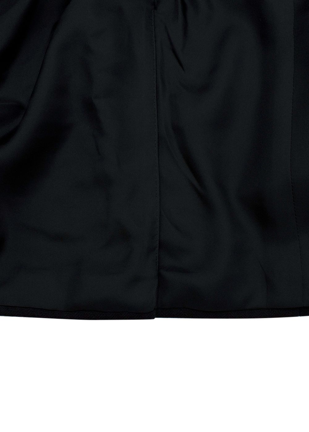 Men's Saint Laurent Black Wool Lame-Detail Evening Jacket Size L