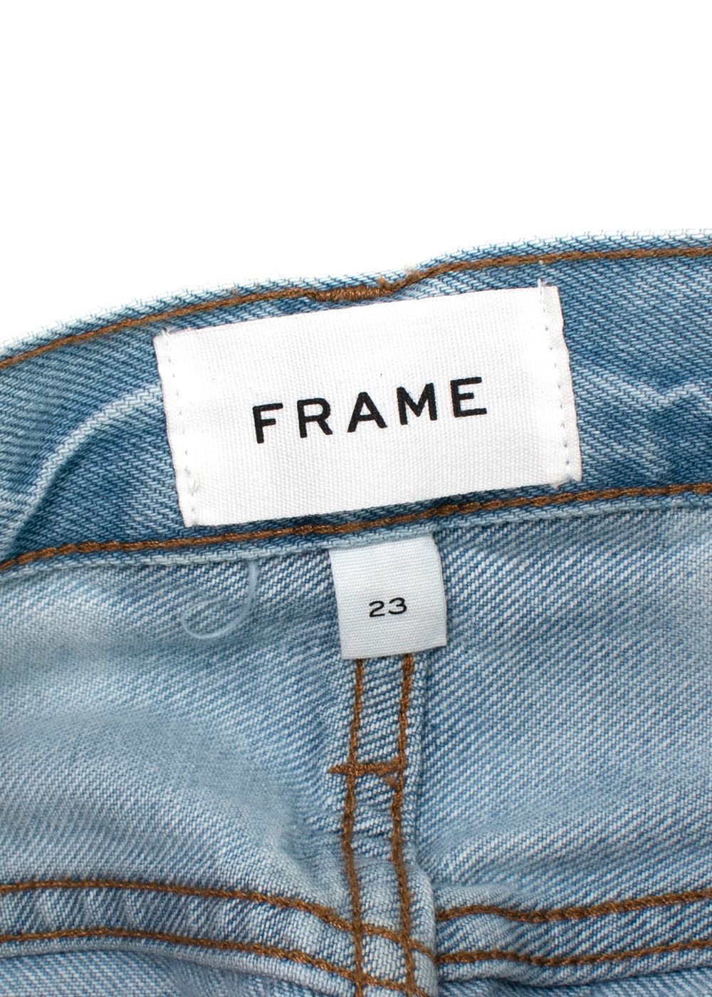 Frame Le Jane Lightwash Jeans Size S Light blue wash denim-jeans