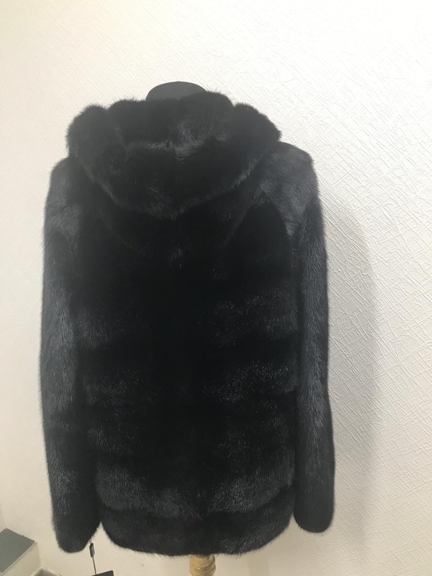 Black mink kopenhagen fur Size S