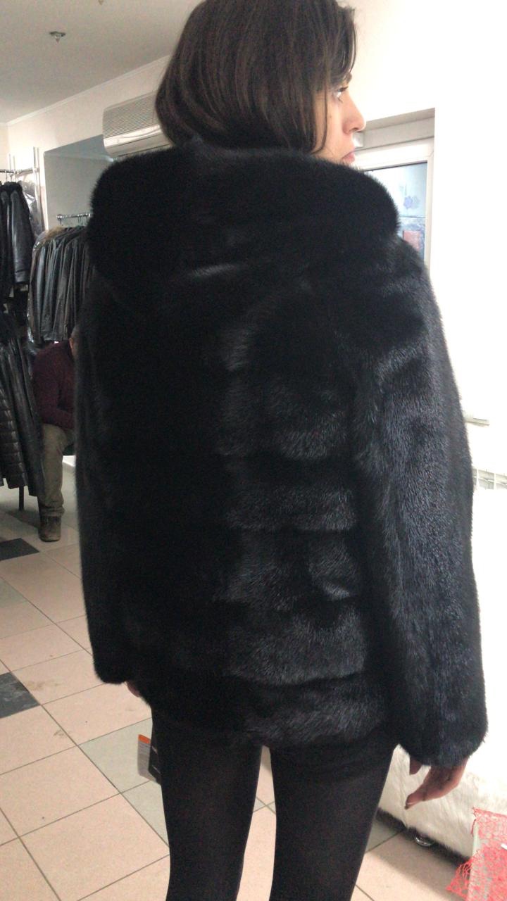 Black mink kopenhagen fur Size S