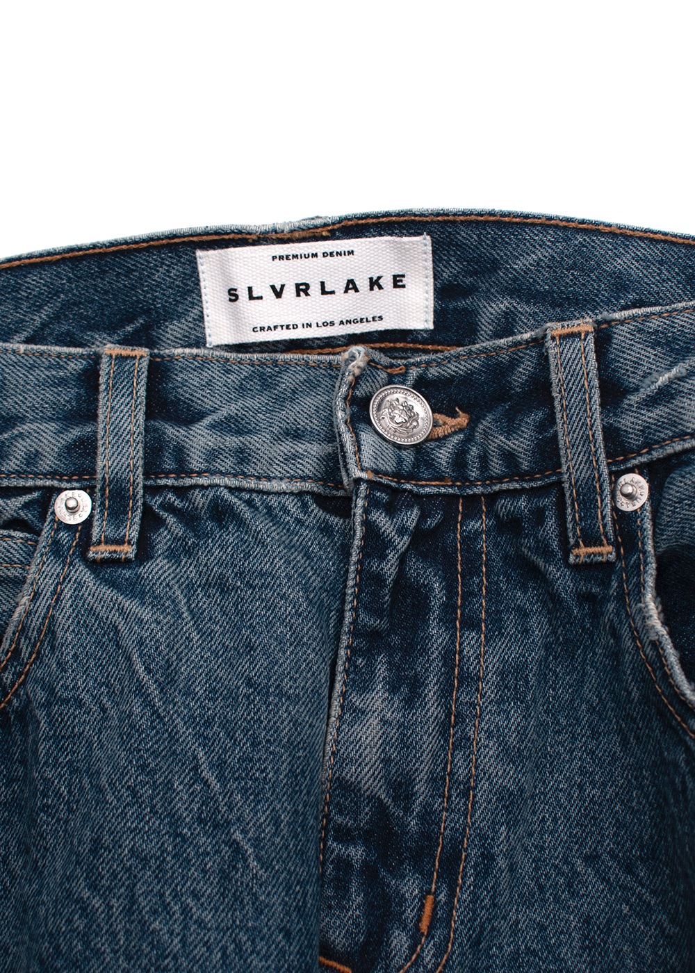 Slvrlake 'Mica' Jeans Size 26/66 Blue cotton