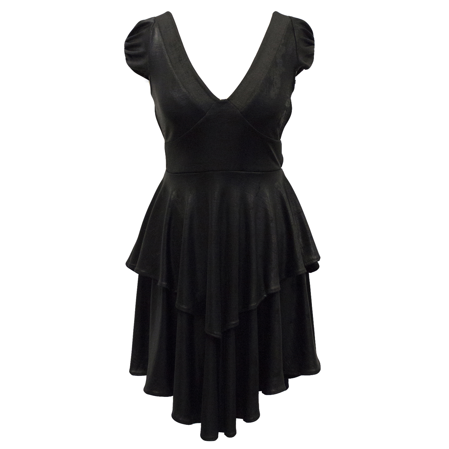 Preowned Jasmine Di Milo Black Halter Neck Dress Size XS polyamide/elastine