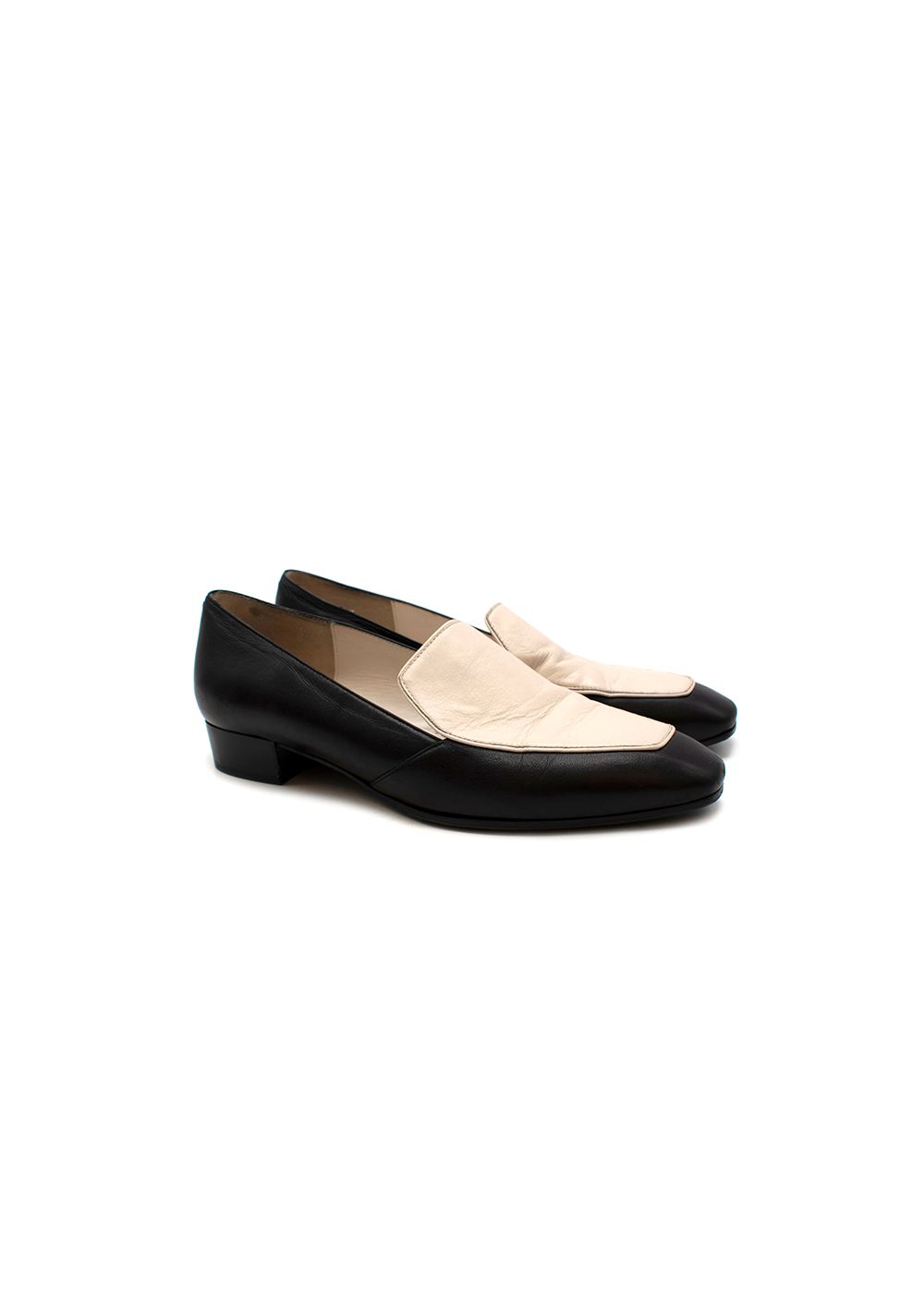 Aeyde Black  ivory leather loafers Size 40