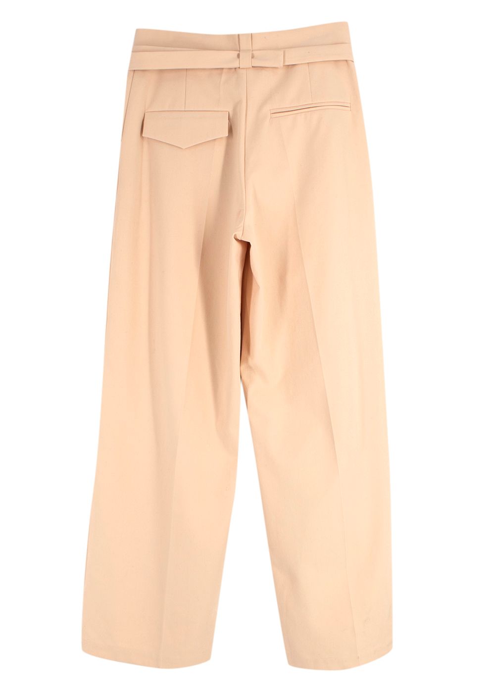 Aeron Linen-Blend Alondra Trousers Size L cream cotton