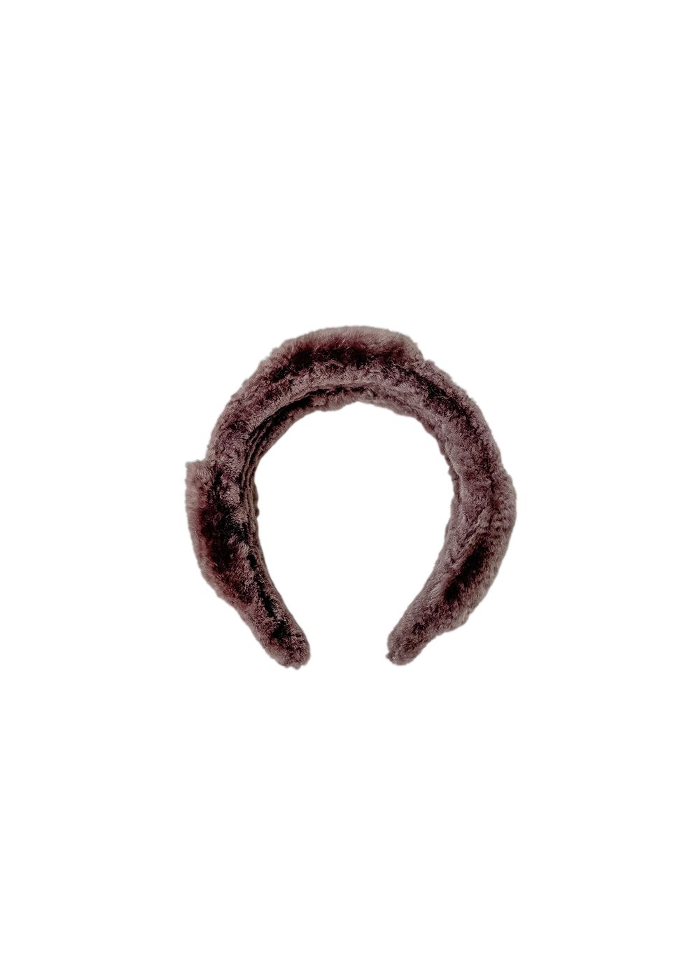 FurbySD Tan shearling hairband Light brown fur