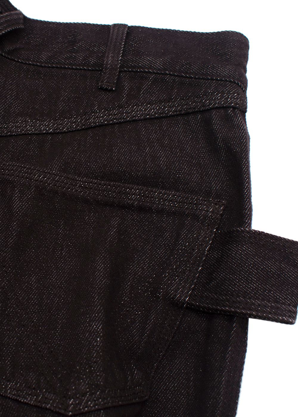 Bottega Veneta Chocolate Brown Carpenter Jeans Size XS burgundy / brown cotton