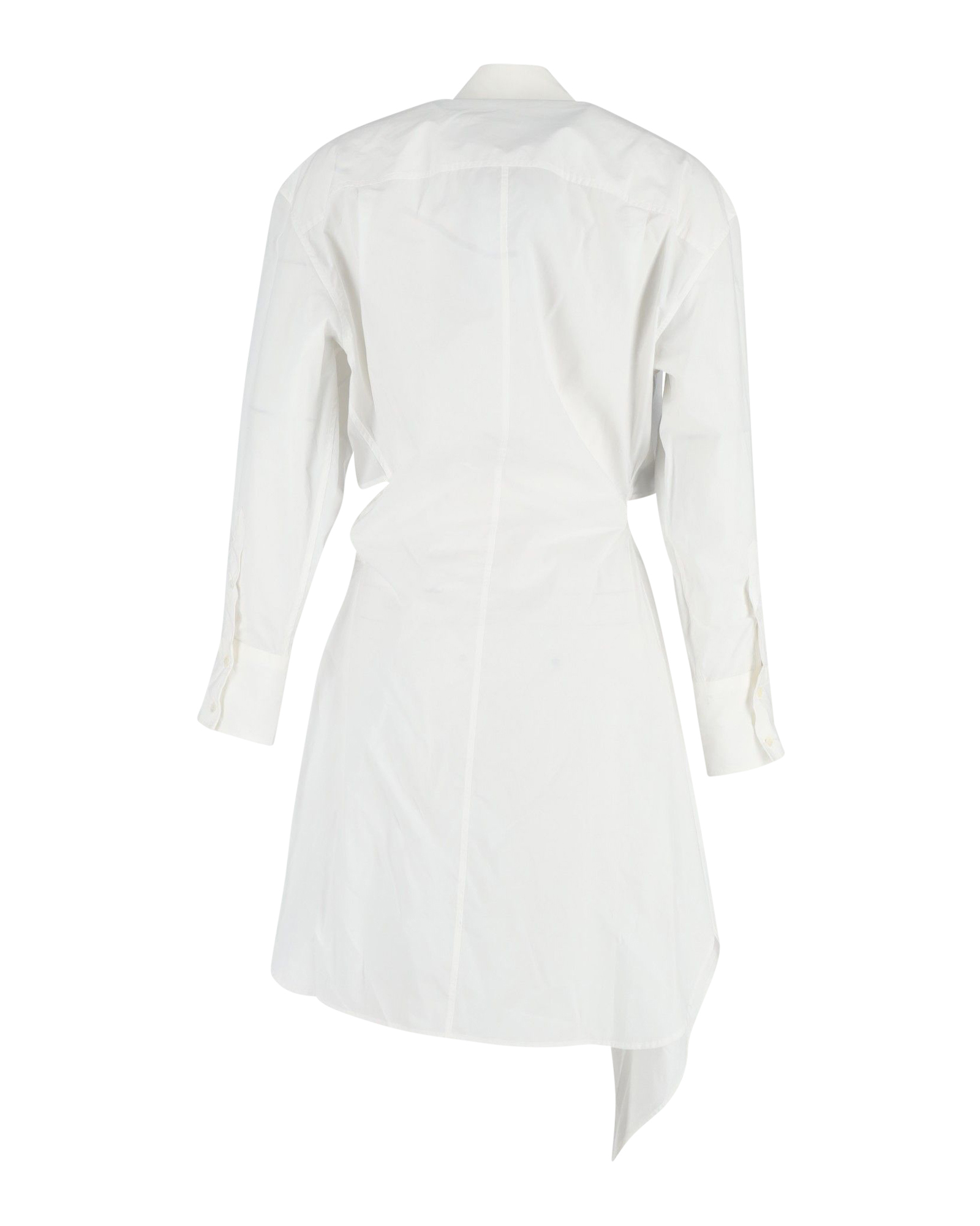 Preowned JW Anderson White Lace Insert Shirt Dress Size S cotton