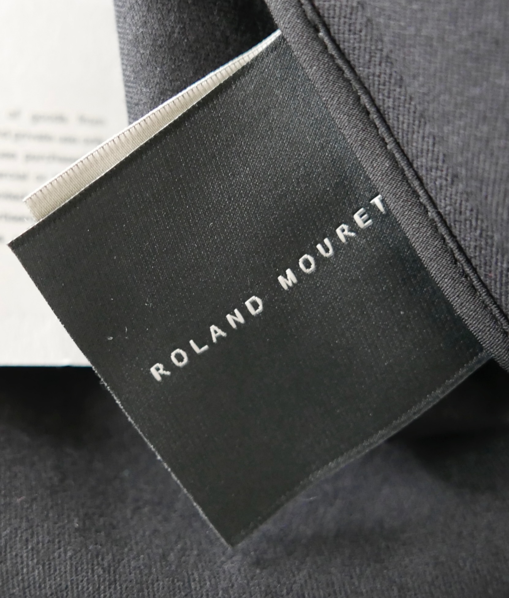 Roland Mouret Black Zip Side Trousers Size S cotton