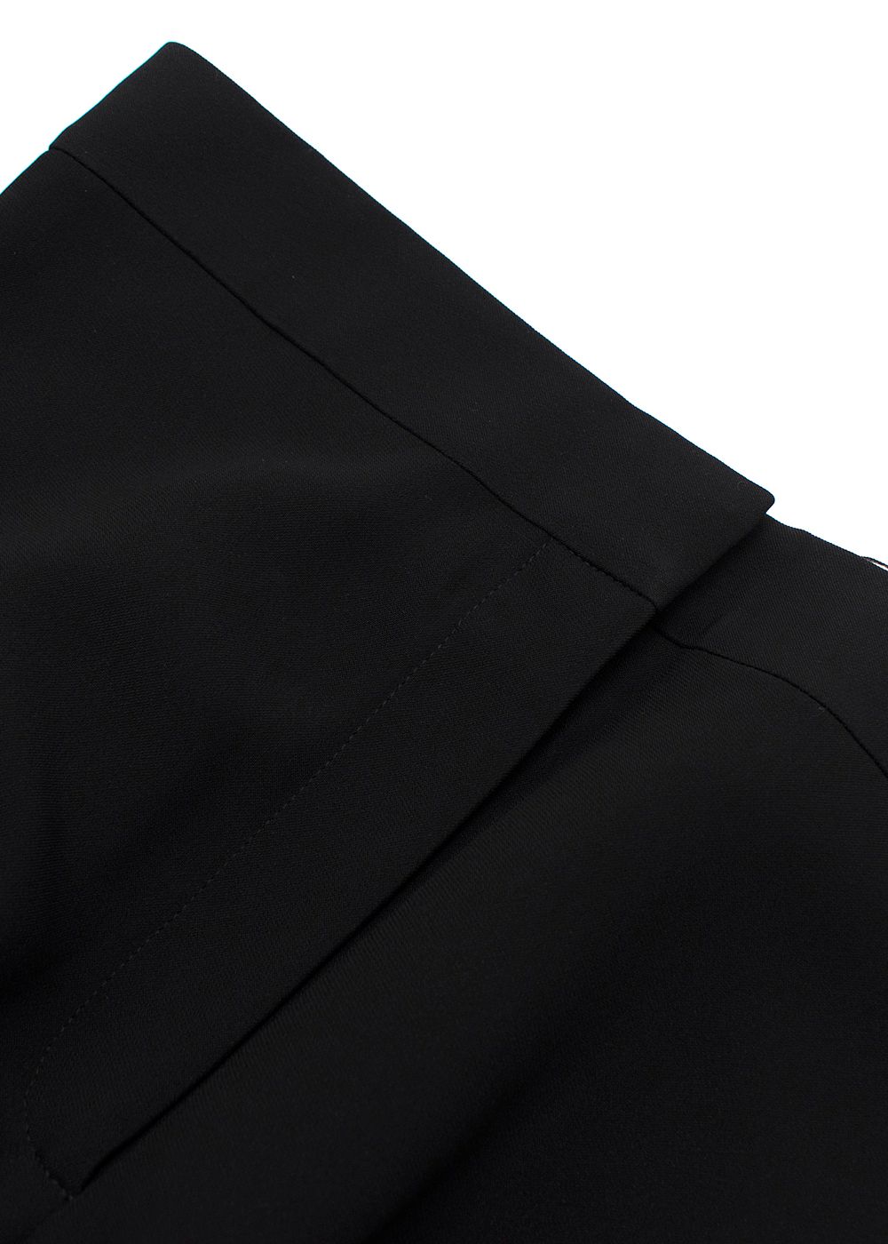 Celine Black Tailored Trousers with Zip Detailing Size XS viscose/acetane/elastharine