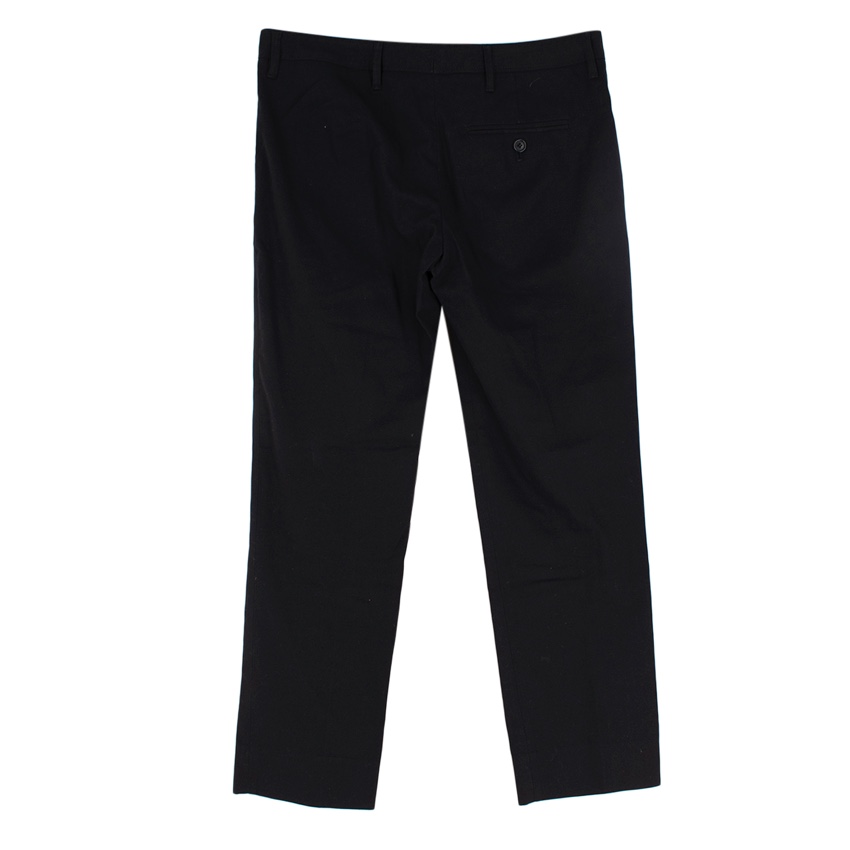 Miu Miu Black Cotton Tailored Trousers Size XXS