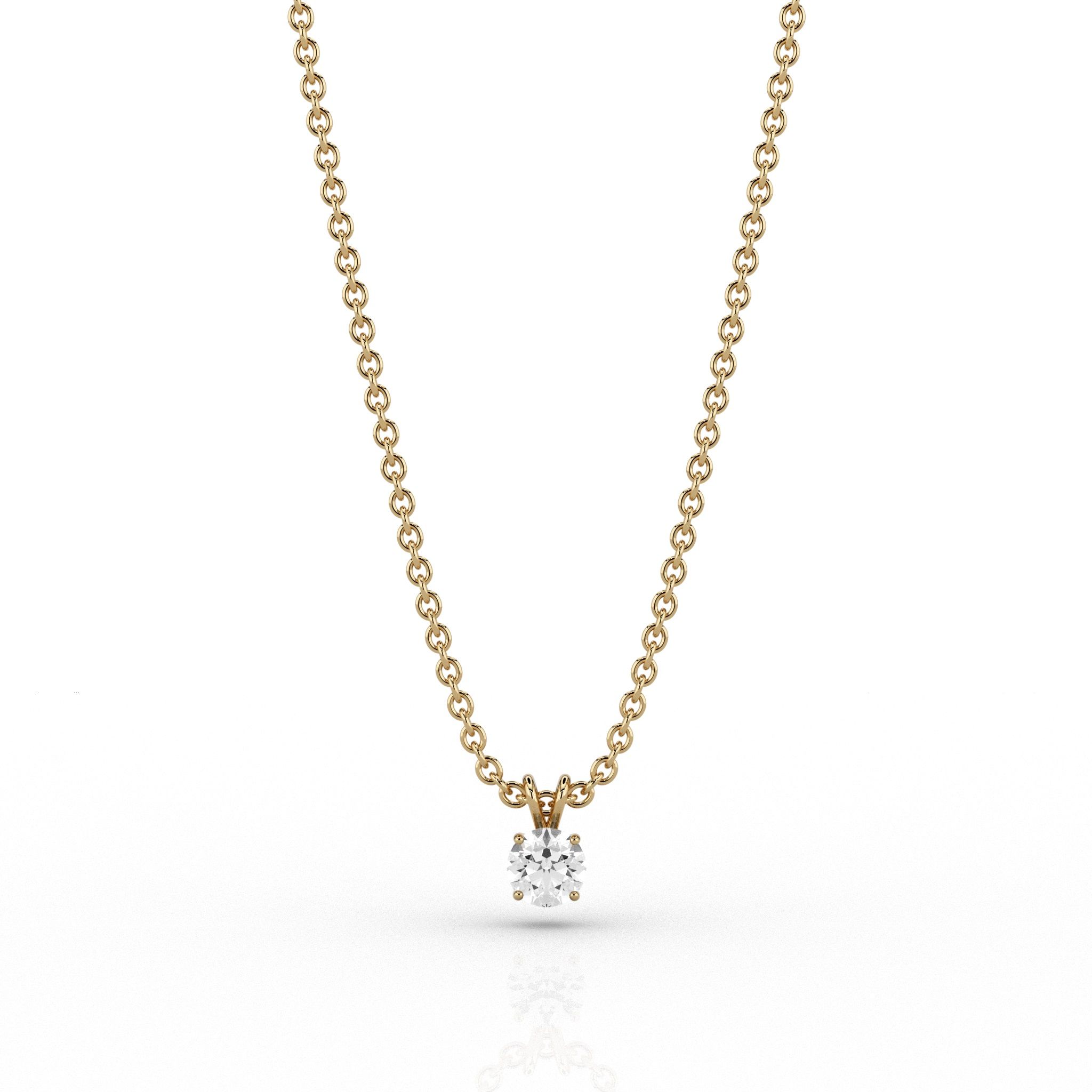 Skydiamonds Luna 0.18ct Pendant in 9ct Yellow Gold ct yellow gold