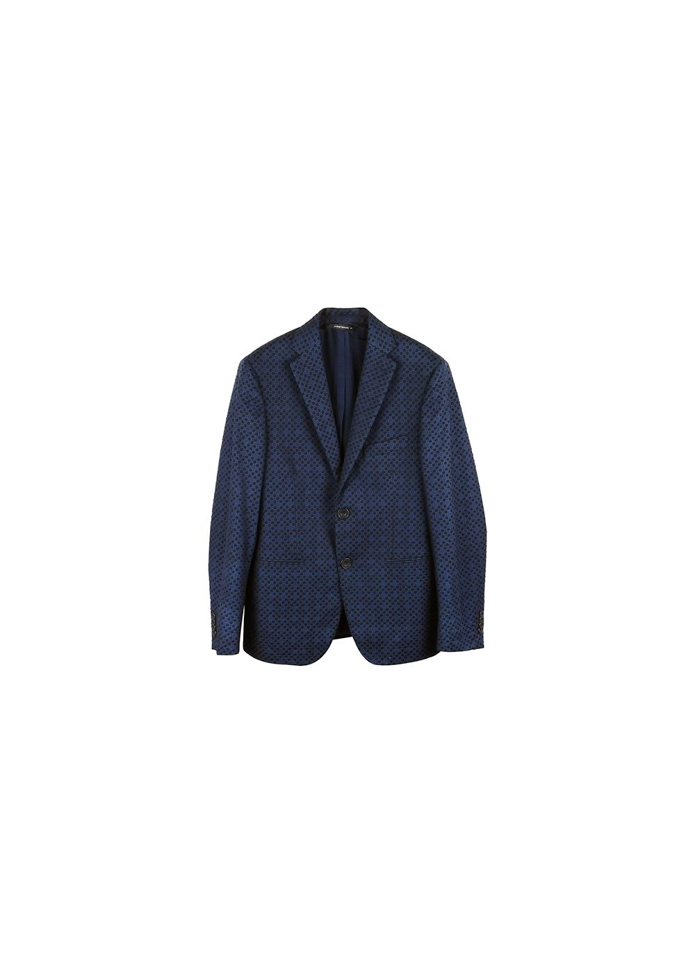 Men's Christopher Kane Black  navy jacquard blazer Size M cashmere