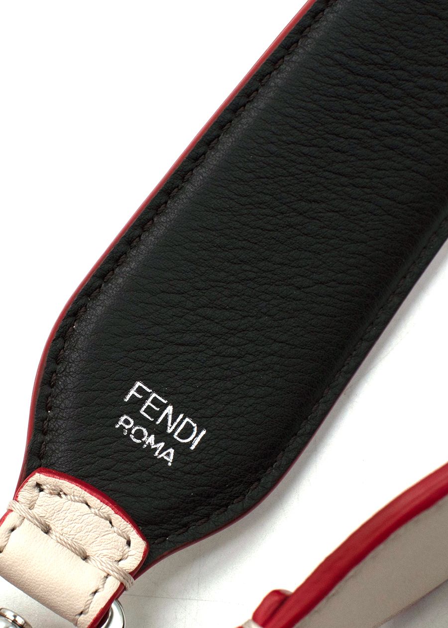 Fendi Spike Embellished Shoulder Strap Multi calf leather