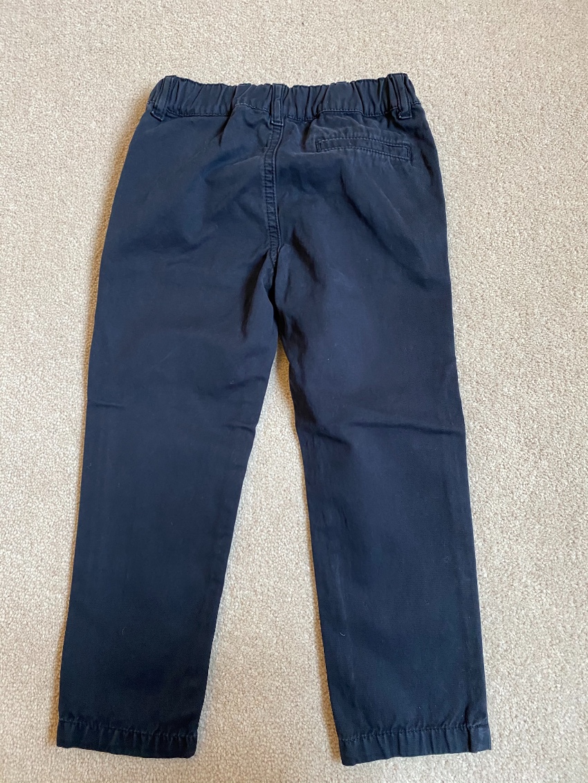 Boys Preowned Gucci Kids Navy Chinos Size 3 Years Blue cotton