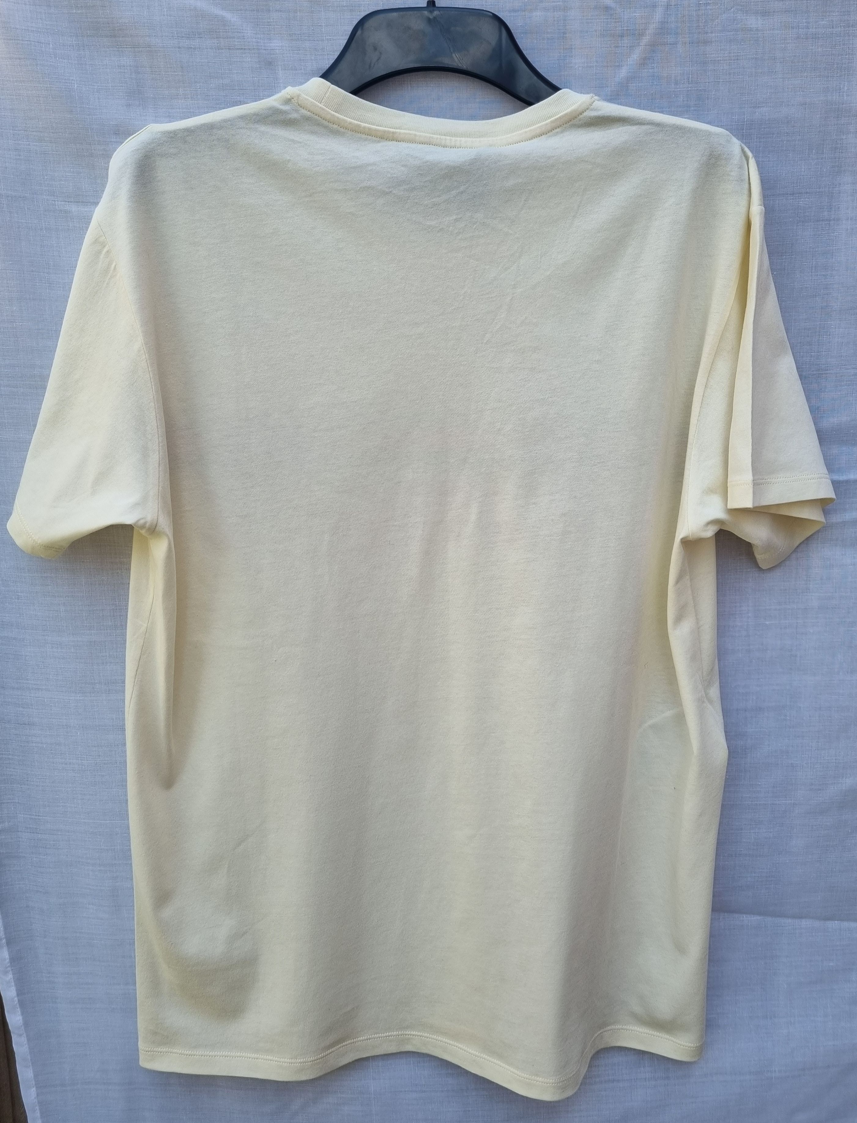 Gucci Ivory cotton jersey Boutique t-shirt Size M SUNKISSED